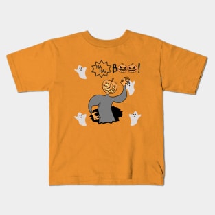 HA HA BOO Scary Pumpkin Kids T-Shirt